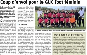 Article Dauphiné Libéré 14/10/2019