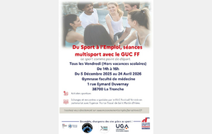 🌟 Du sport vers l’emploi avec le GUC FF ! 🌟